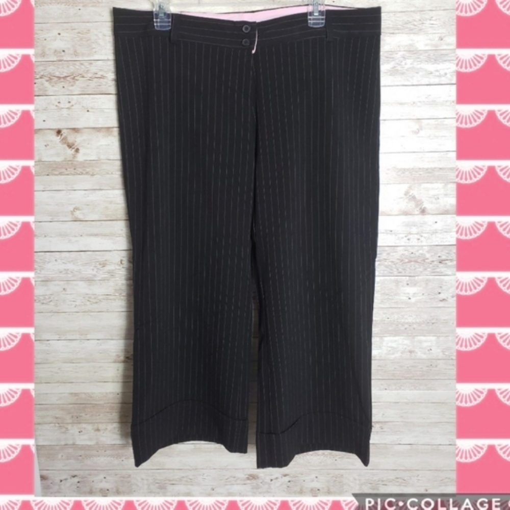 Pink Pinstripe Dress Pants